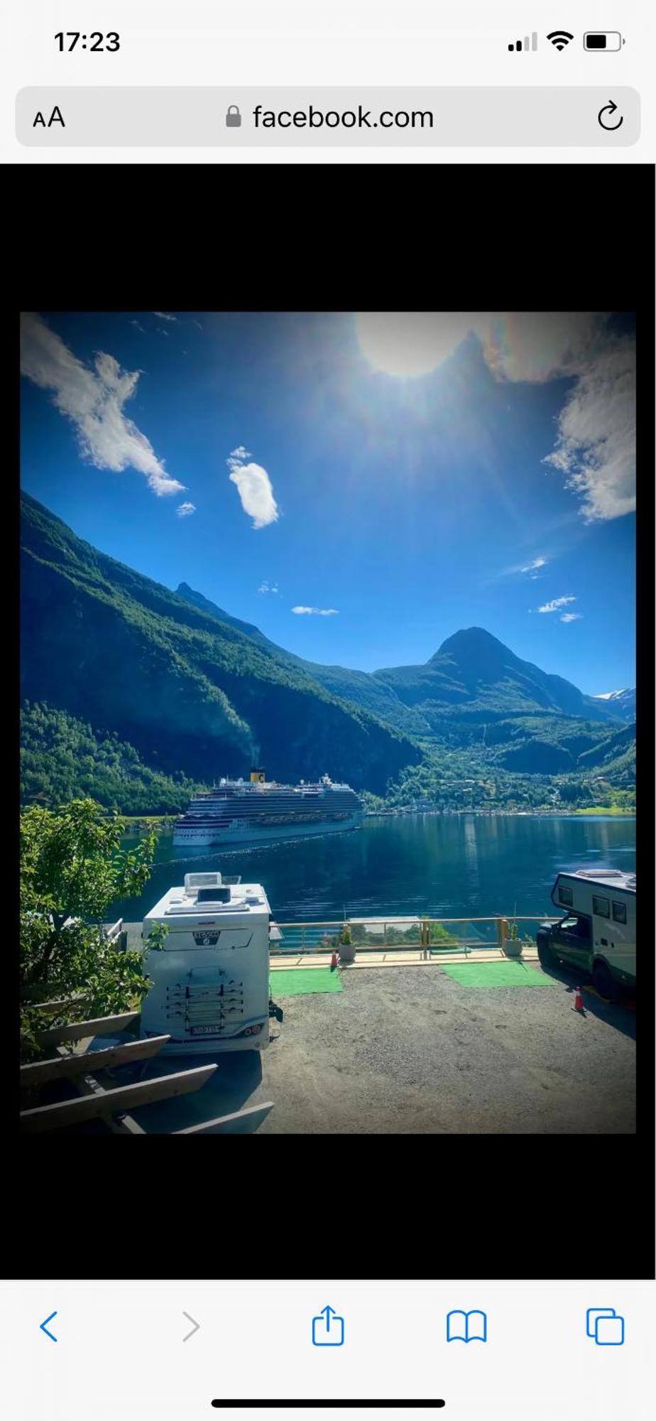 Solhaug Fjordcamping Geiranger Esterno foto