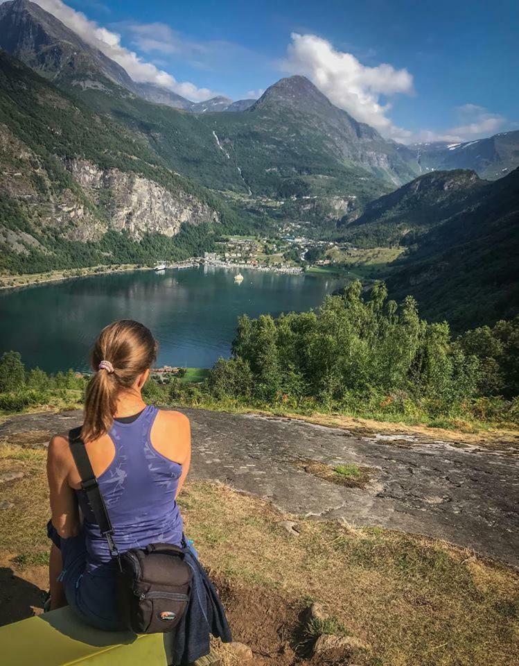 Solhaug Fjordcamping Villa Geiranger Esterno foto